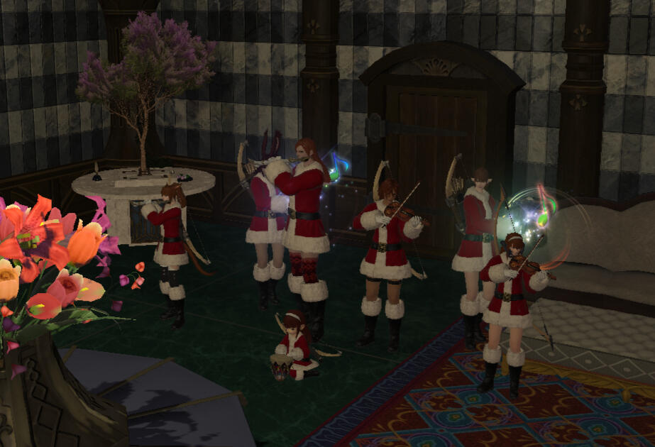 Christmas carollin wi the Lassies
